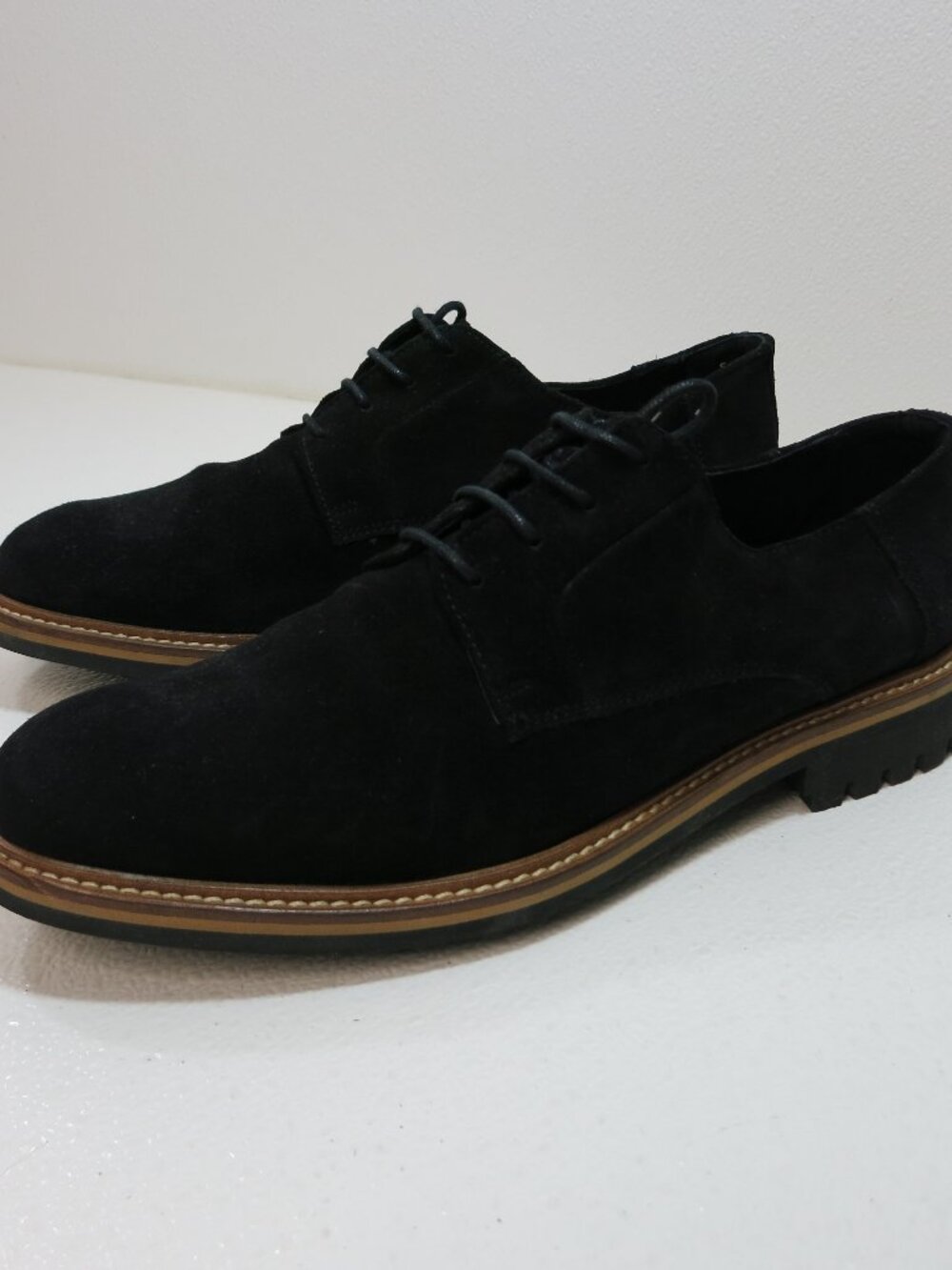 H&M Suede Leather Casual Dress Comfort Oxfords Shoes Men's Footwear Sz 11.5